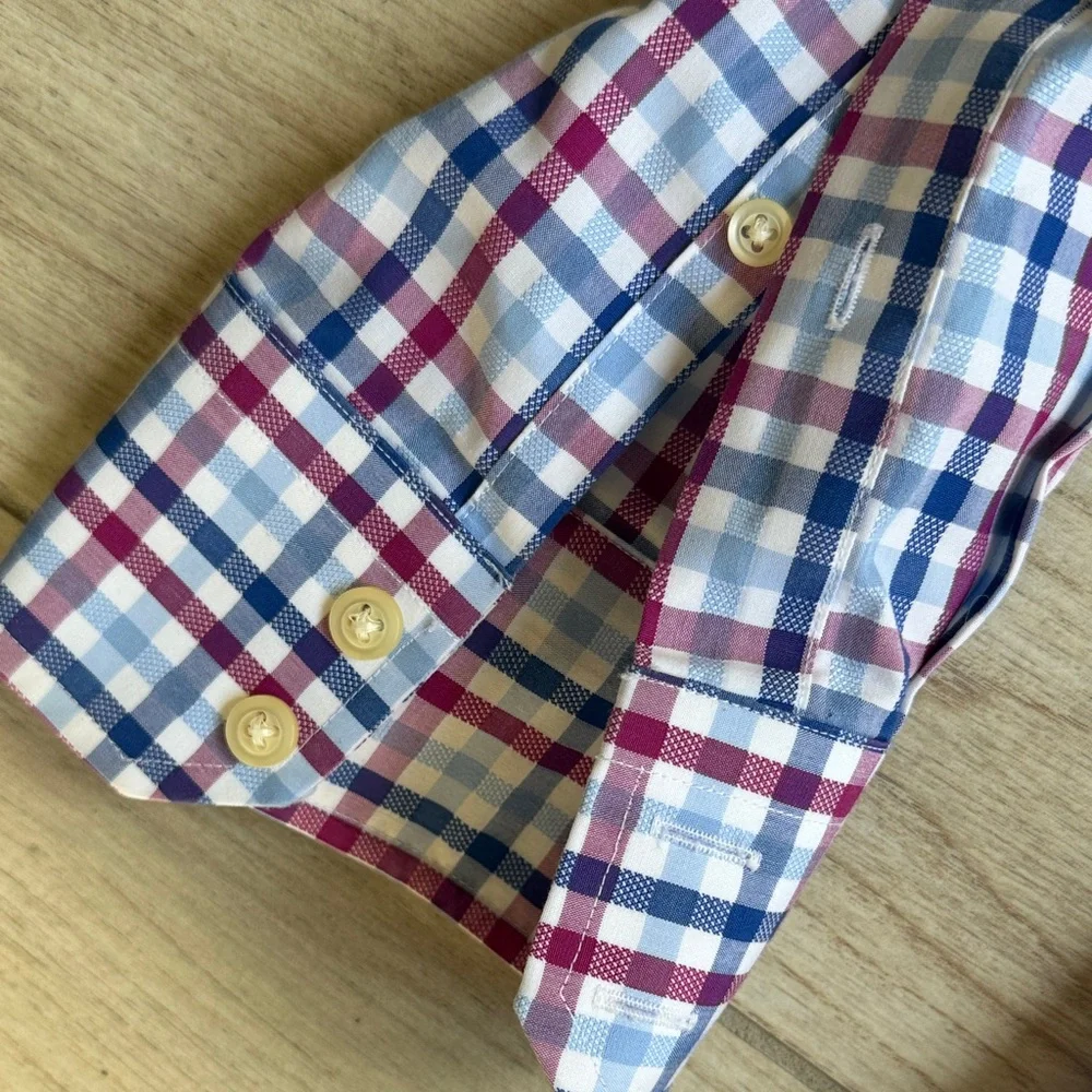 Banana Republic Red and Blue Plaid Shirt
